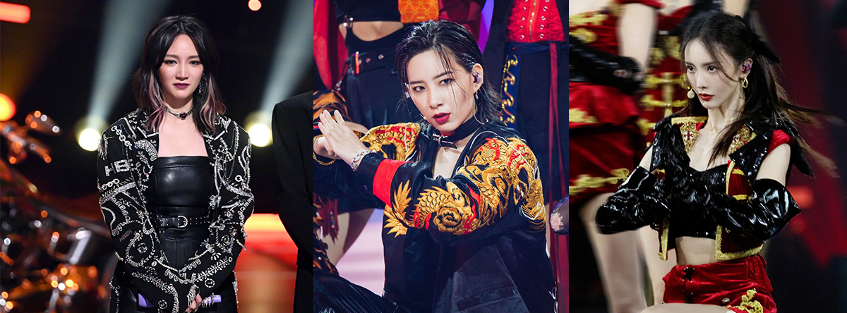 「帮唱嘉宾」分别是《浪姐》第一季的孟佳,李斯丹妮和金晨