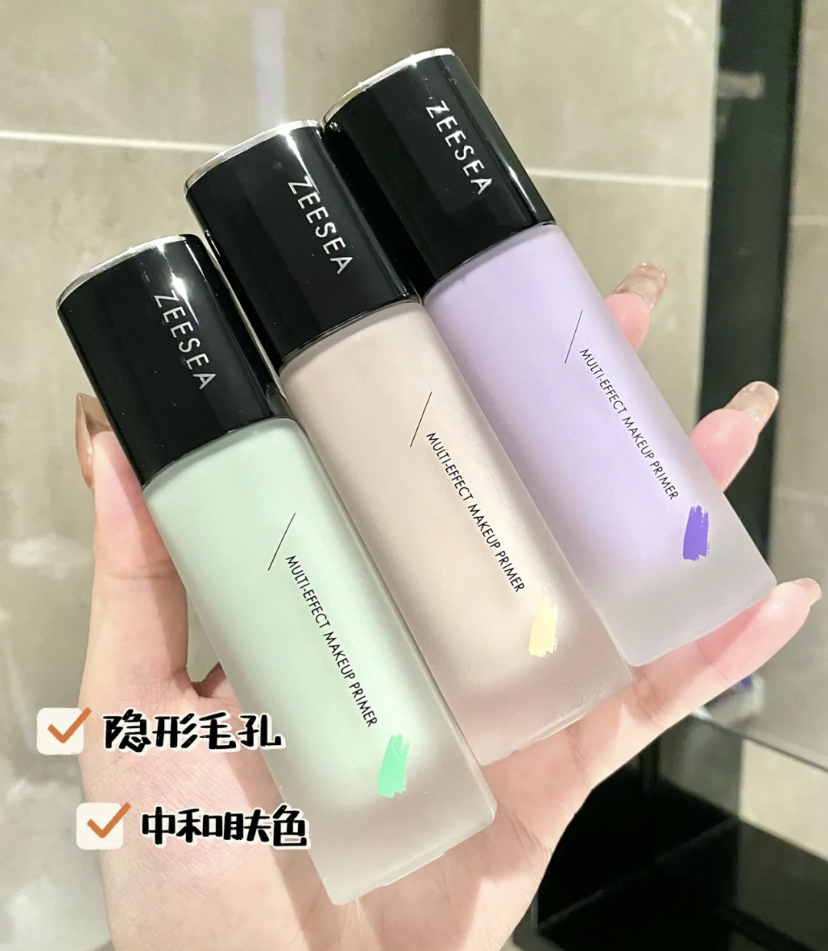 素颜想要拥有自然的奶油肌妆感,可以选择有修色效果的隔离霜!