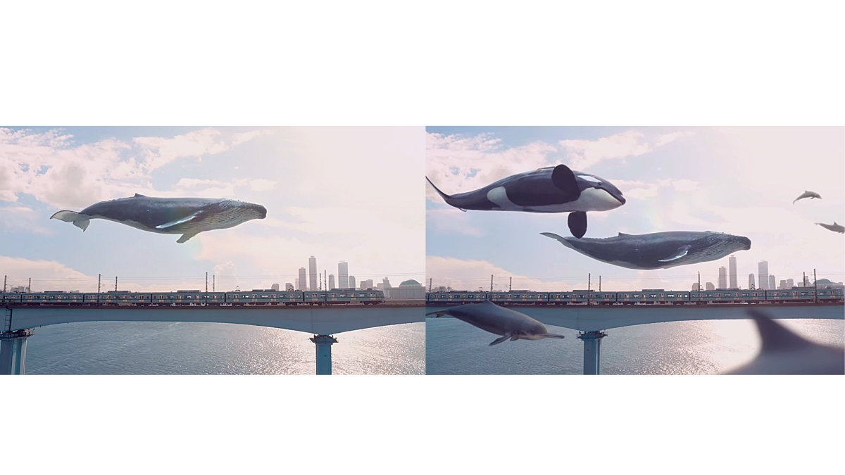 令人惊艳的鲸鱼CG特效~
