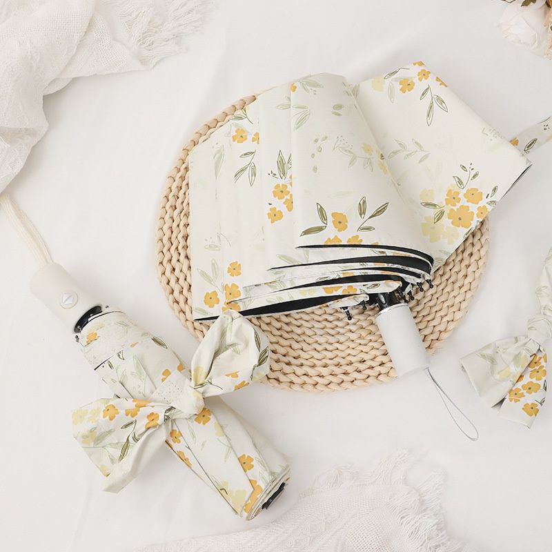 清新文艺风的折叠伞