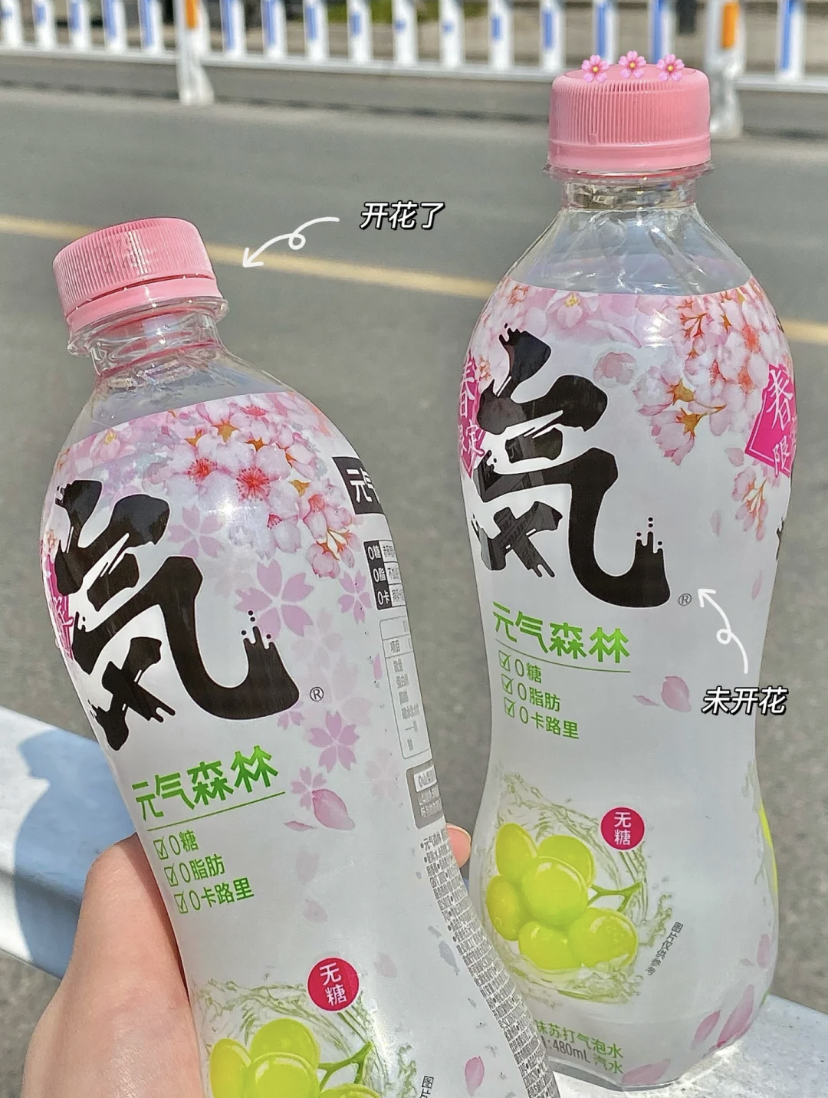 每一口都可以喝到超强的起泡感,是人气超高的网红气泡水!