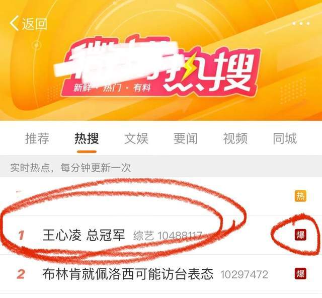 有网友表示王心凌故意买水军来登热搜
