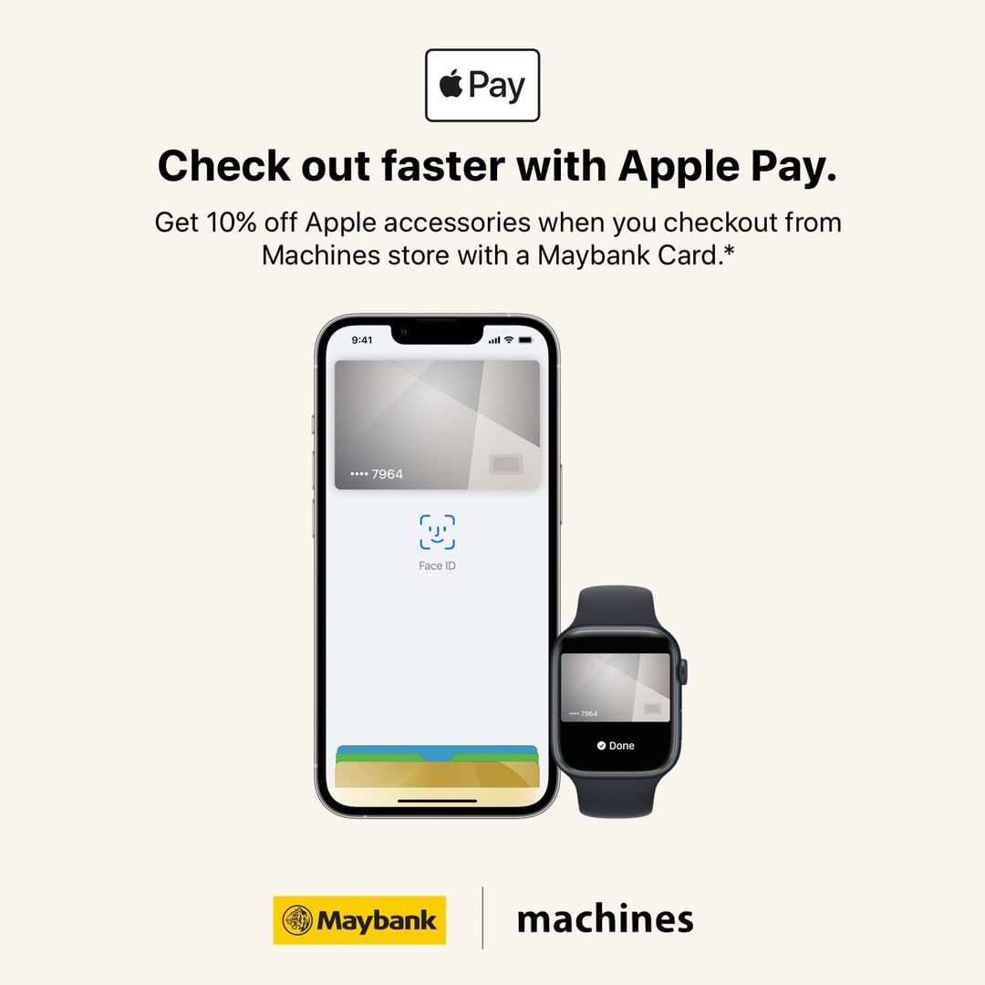 Machines 原装配件折扣 10 %