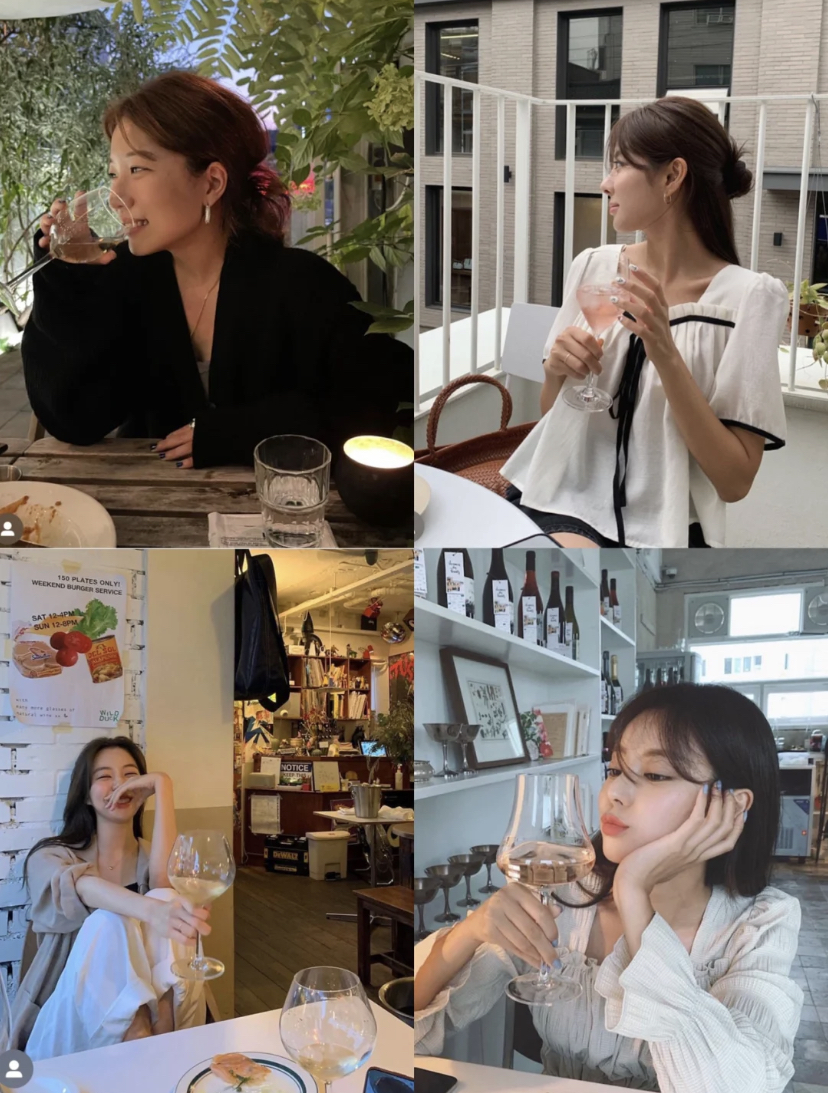 这时候可以举起水杯或饮料,有小甜品或美食也可以双手捧起,再面对镜头露出幸福的大笑容就可以啦~