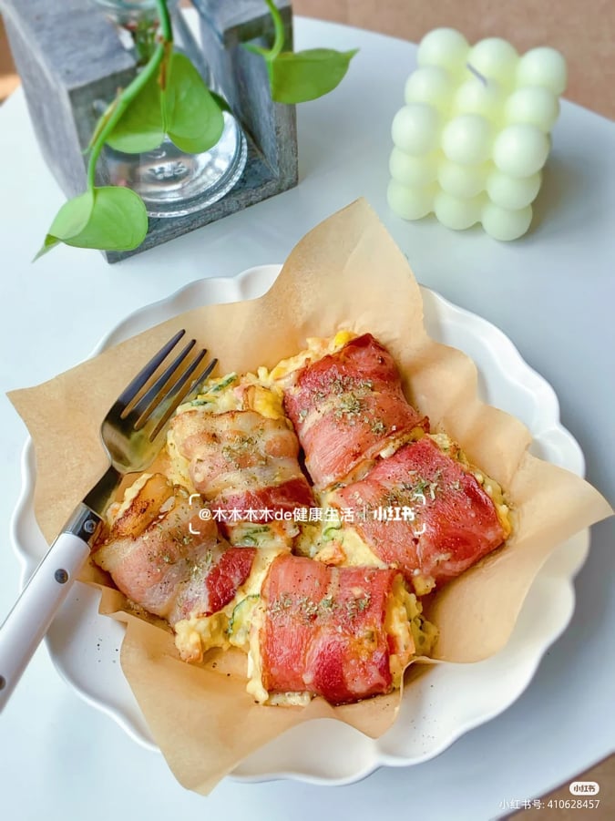 芝士土豆泥培根卷