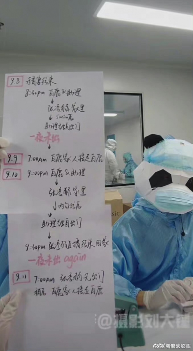 曝光两人恋情的媒体整理出时间线