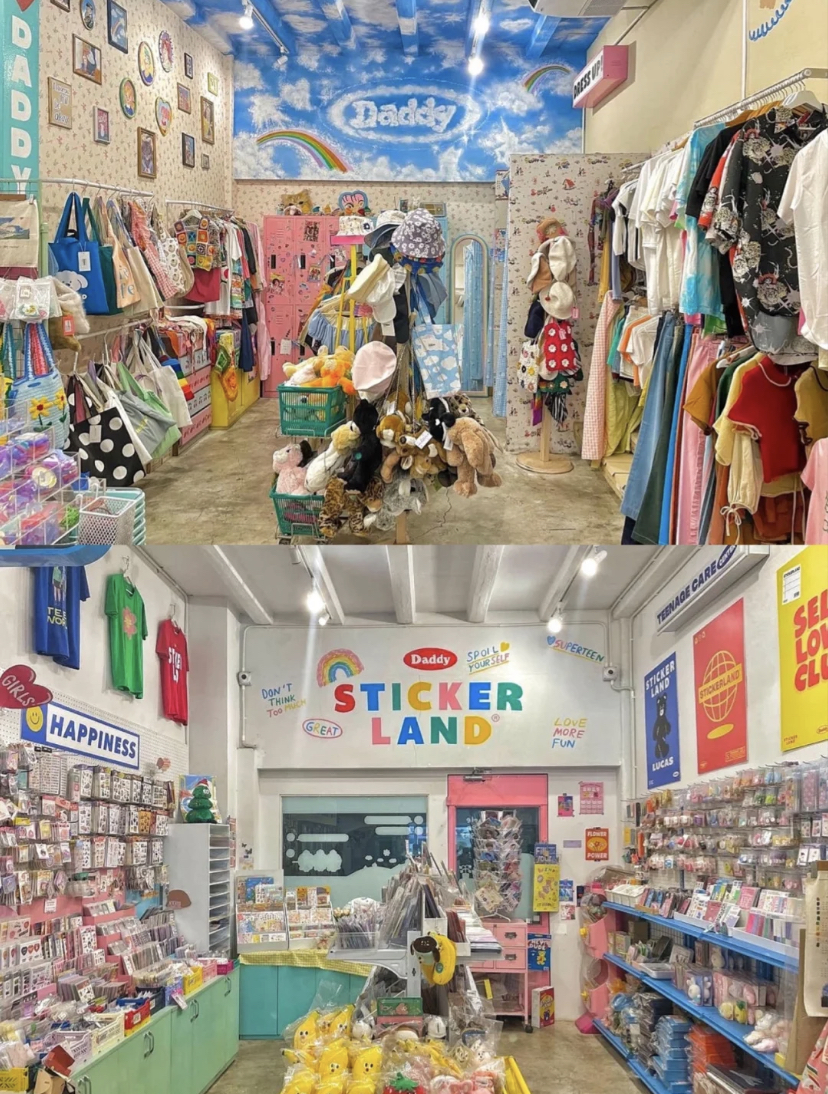 这个走90年代美式复古风的潮店也有很多宝藏好物等大家挖掘!