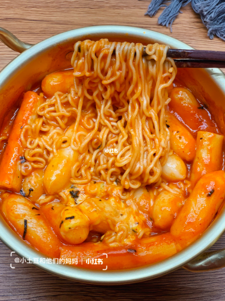 4、芝士拉面年糕