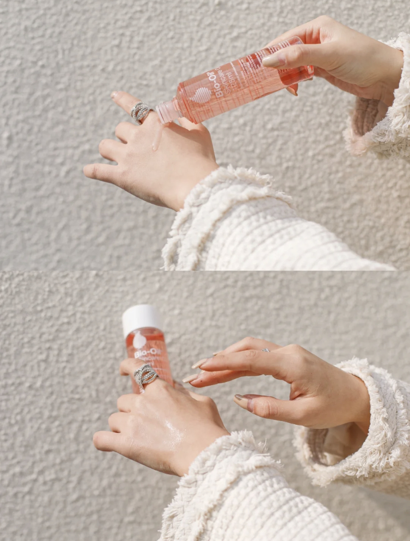 属于水润清透的质地快速吸收,日常护肤搭配乳液使用让美白效果加倍!