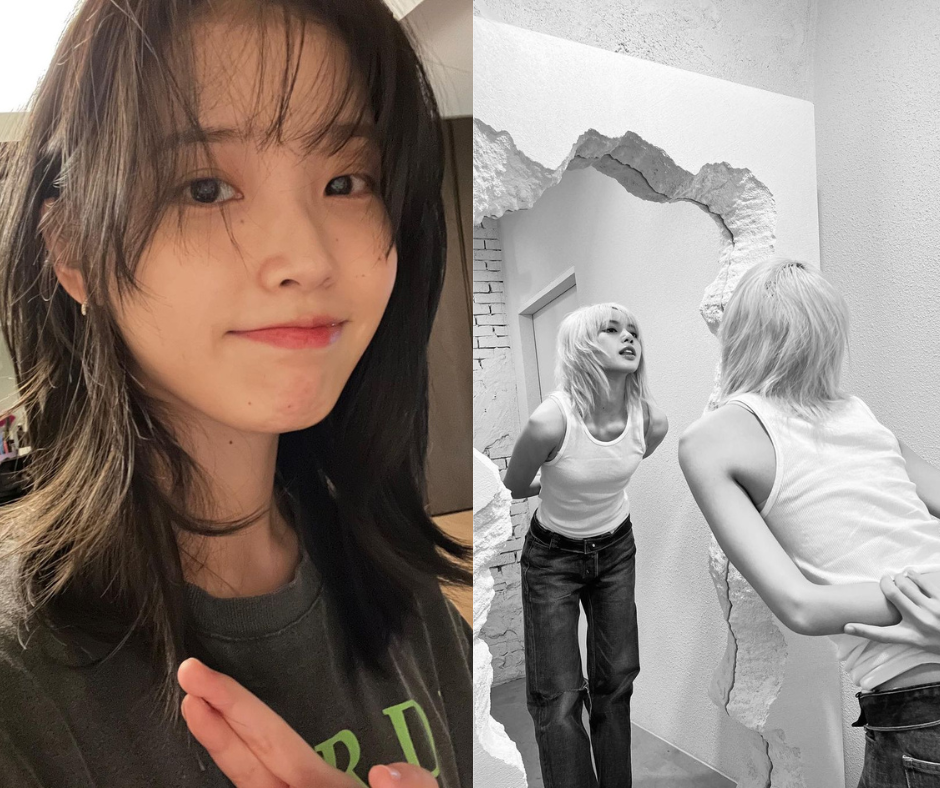 中短发狼尾层次剪