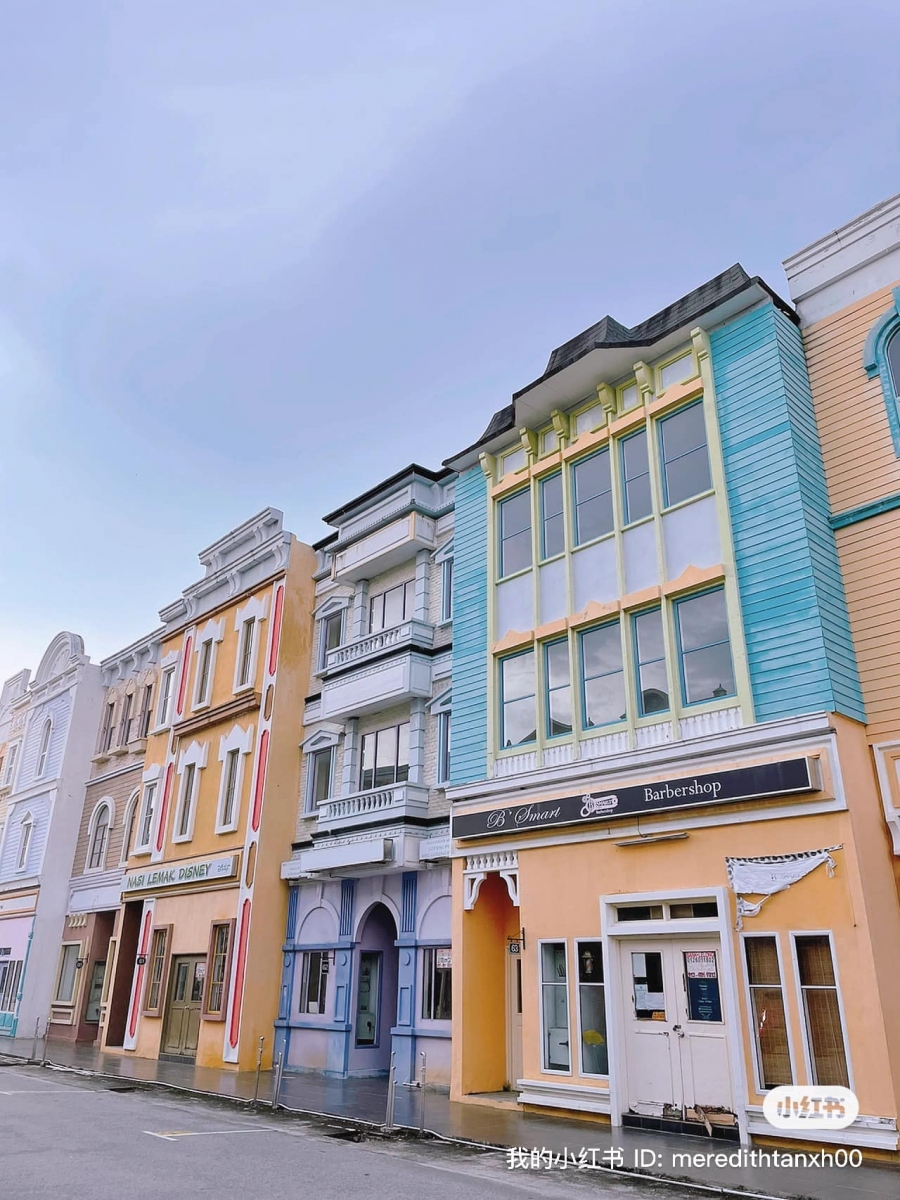 炫彩夺目的欧式建筑物