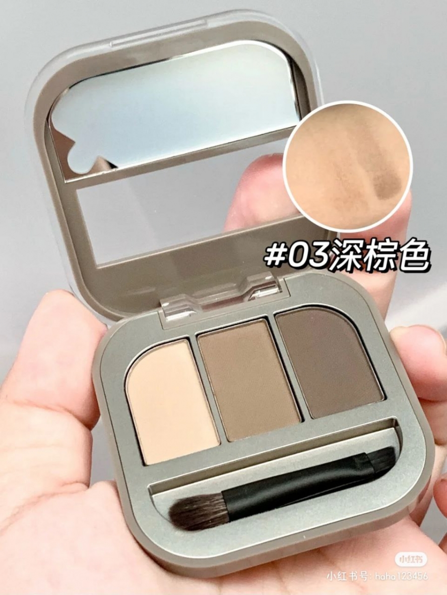 Judydoll 橘朵三色眉粉 03 深棕色