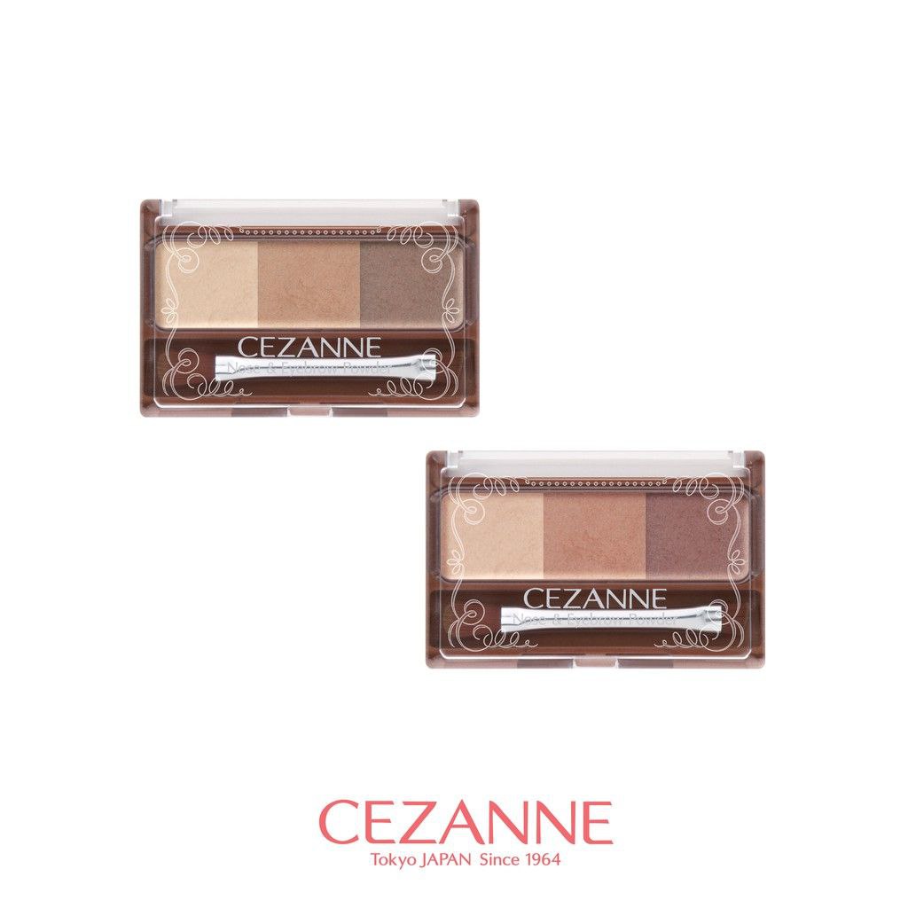 CEZANNE 三色眉粉