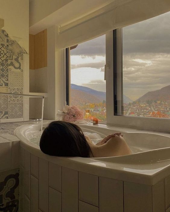 认真享受洗澡或泡澡的过程