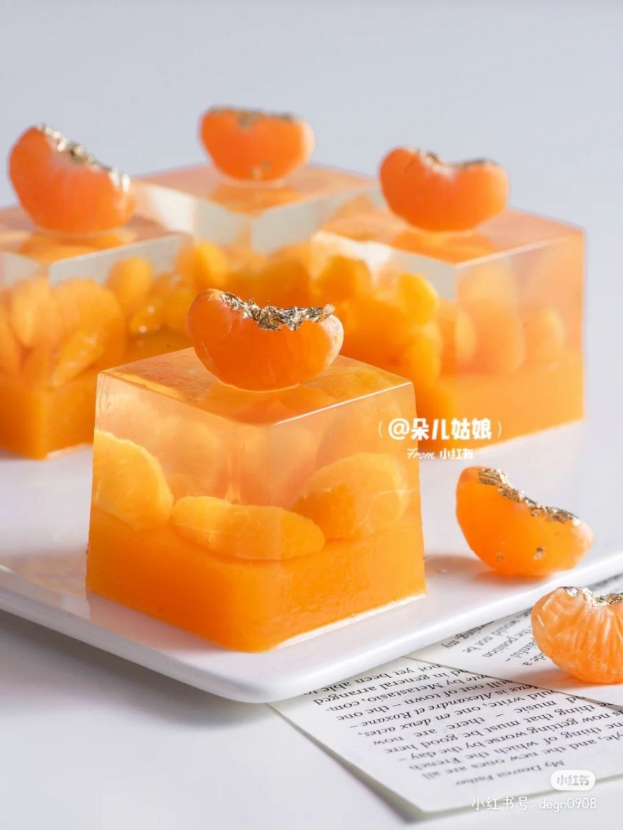 水晶橘子果冻