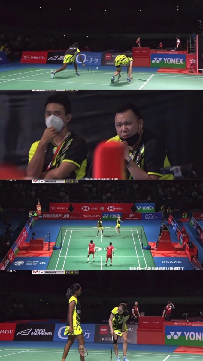 我国女双成员拿下第一场的关键胜利