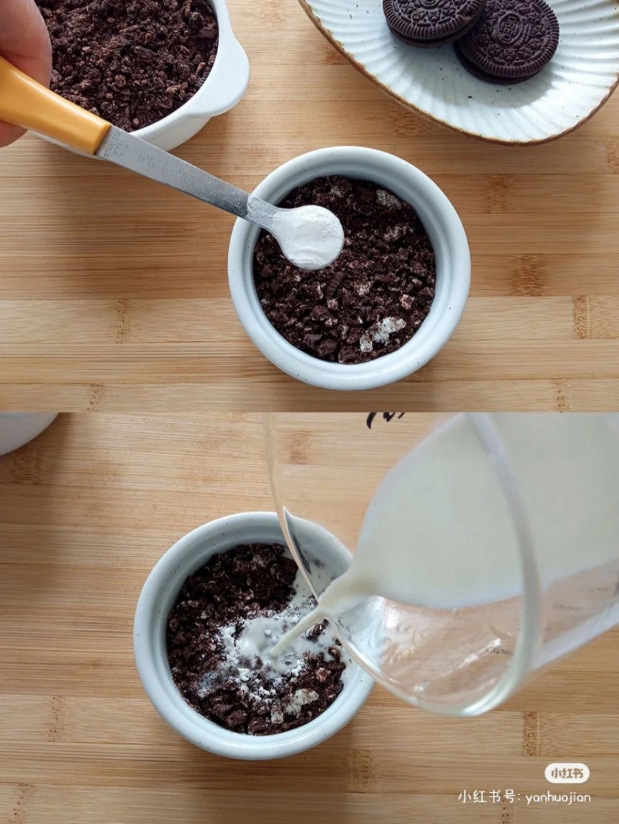 「OREO 杯子蛋糕」做法步骤