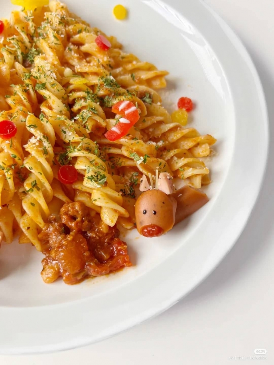 6、圣诞肉酱意大利面