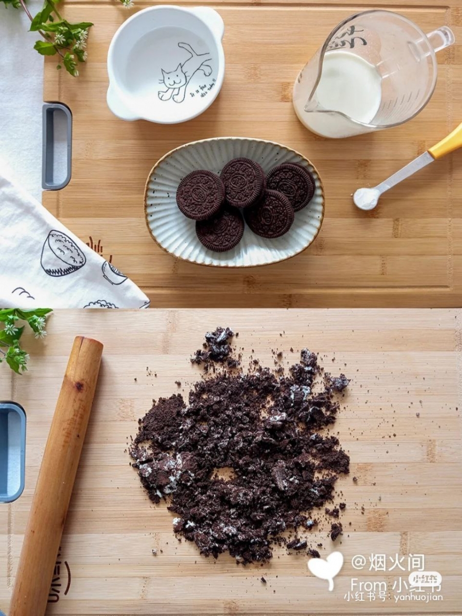 「OREO 杯子蛋糕」做法步骤