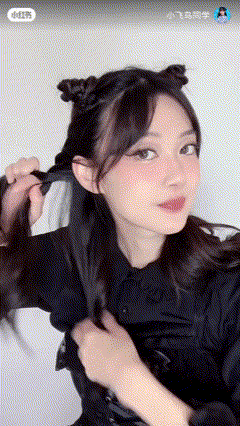 编「三股麻花辫」直到发尾