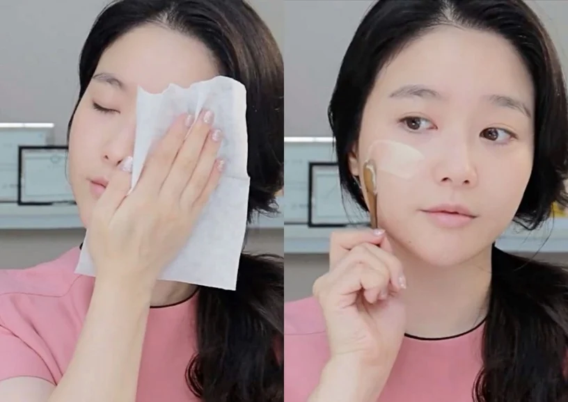 2、「乳液面膜法」