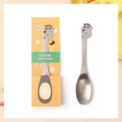 蜡笔小新不锈钢餐具组合,低调又稳重