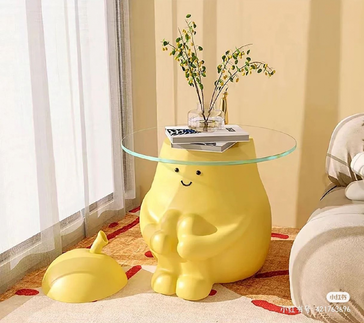 小梨子的“头顶”可以被掀开哦!