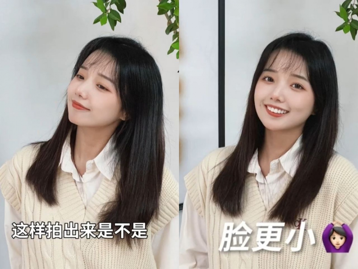 角度抓好就会显脸小