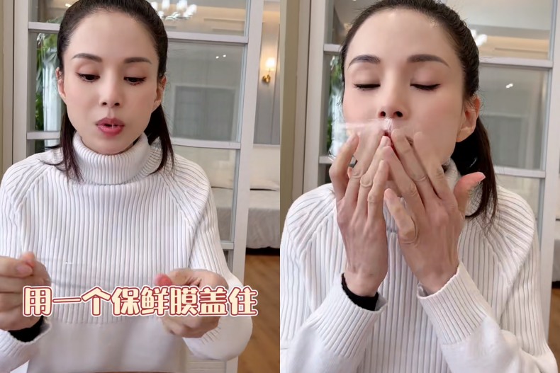 Step2、保鲜膜密封