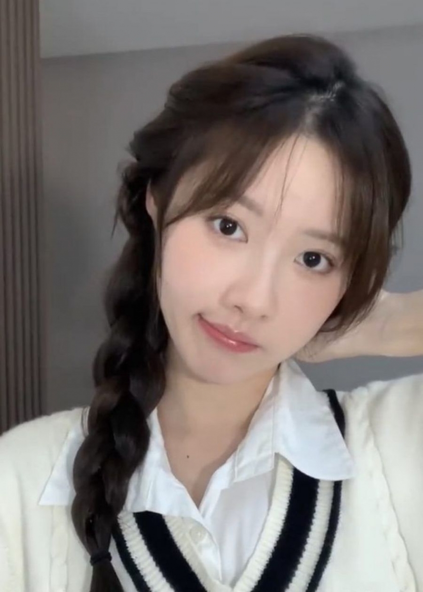 4、纹理侧麻花辫