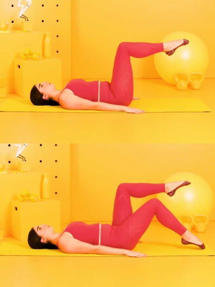 普拉提入门动作二:脚趾碰地