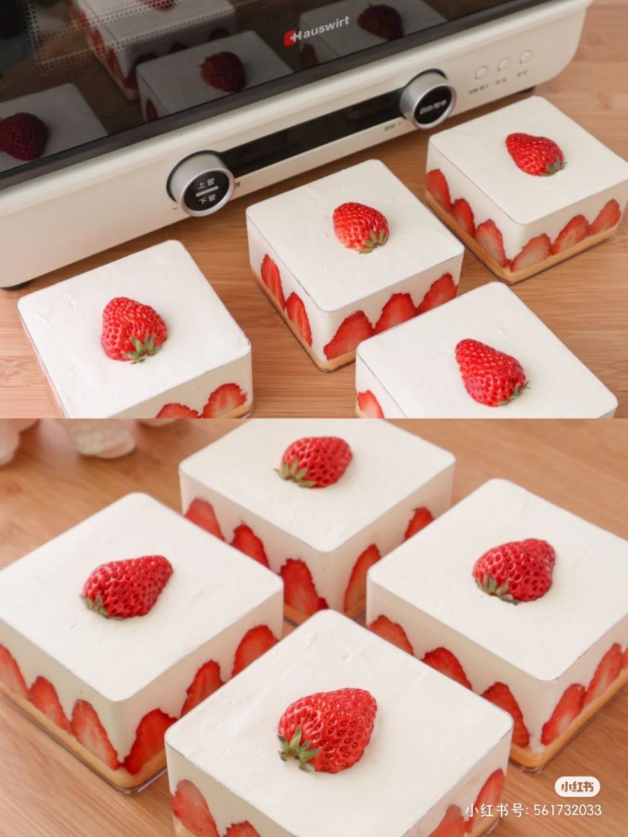 草莓盒子蛋糕