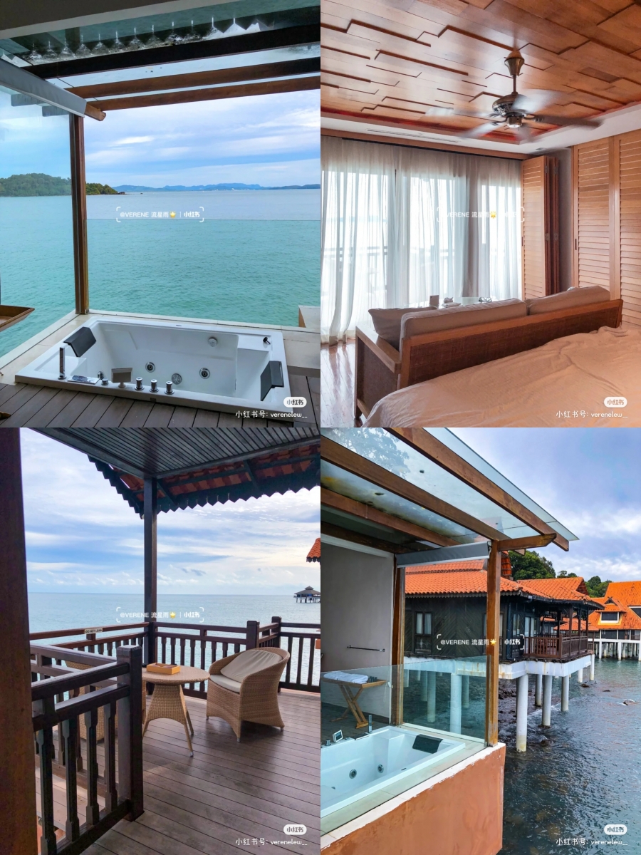 可以一边看海一边泡澡