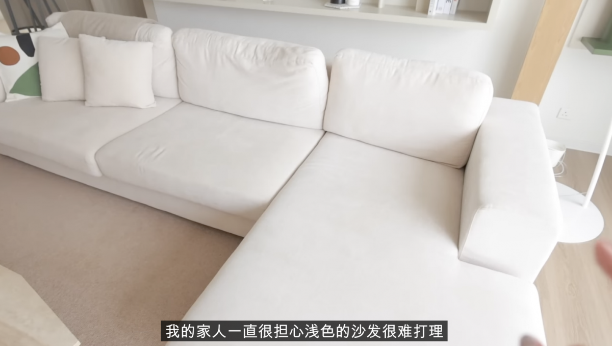 专门定制容易打理白色系沙发