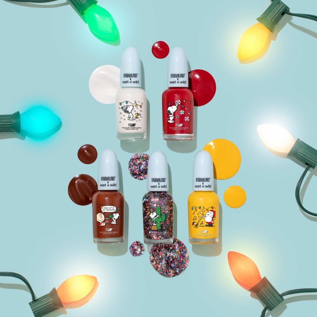 「PEANUTS x wet n wild」：指甲油