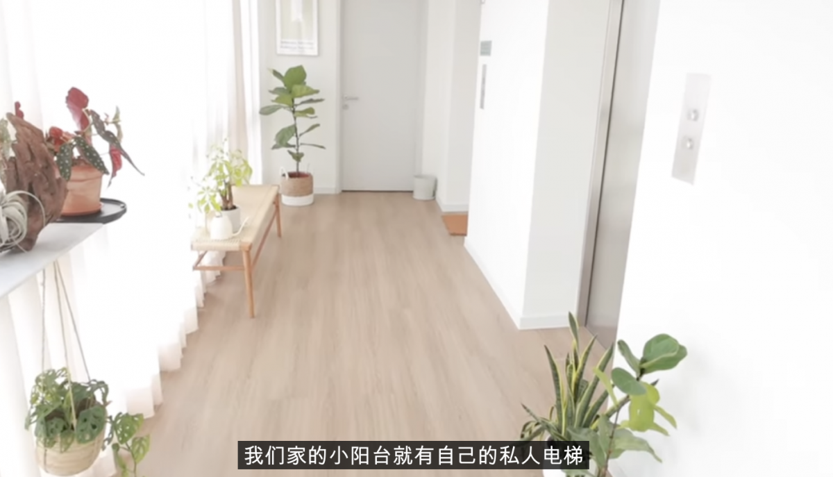 还有自己私人电梯