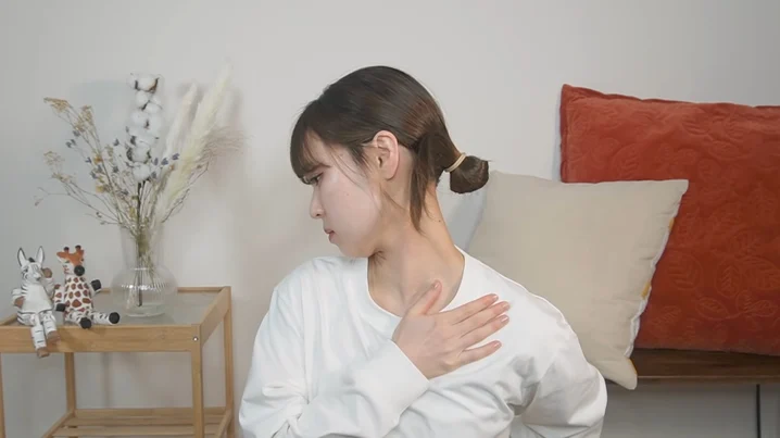 Step 6、上下活动肩颈