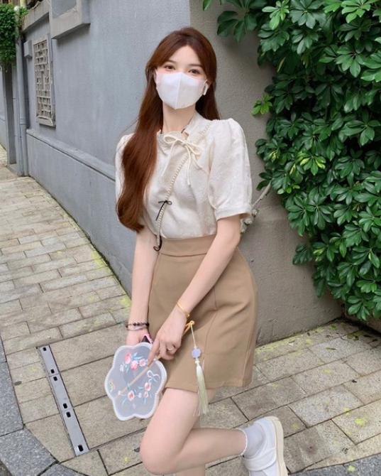 1、两件套中式旗袍