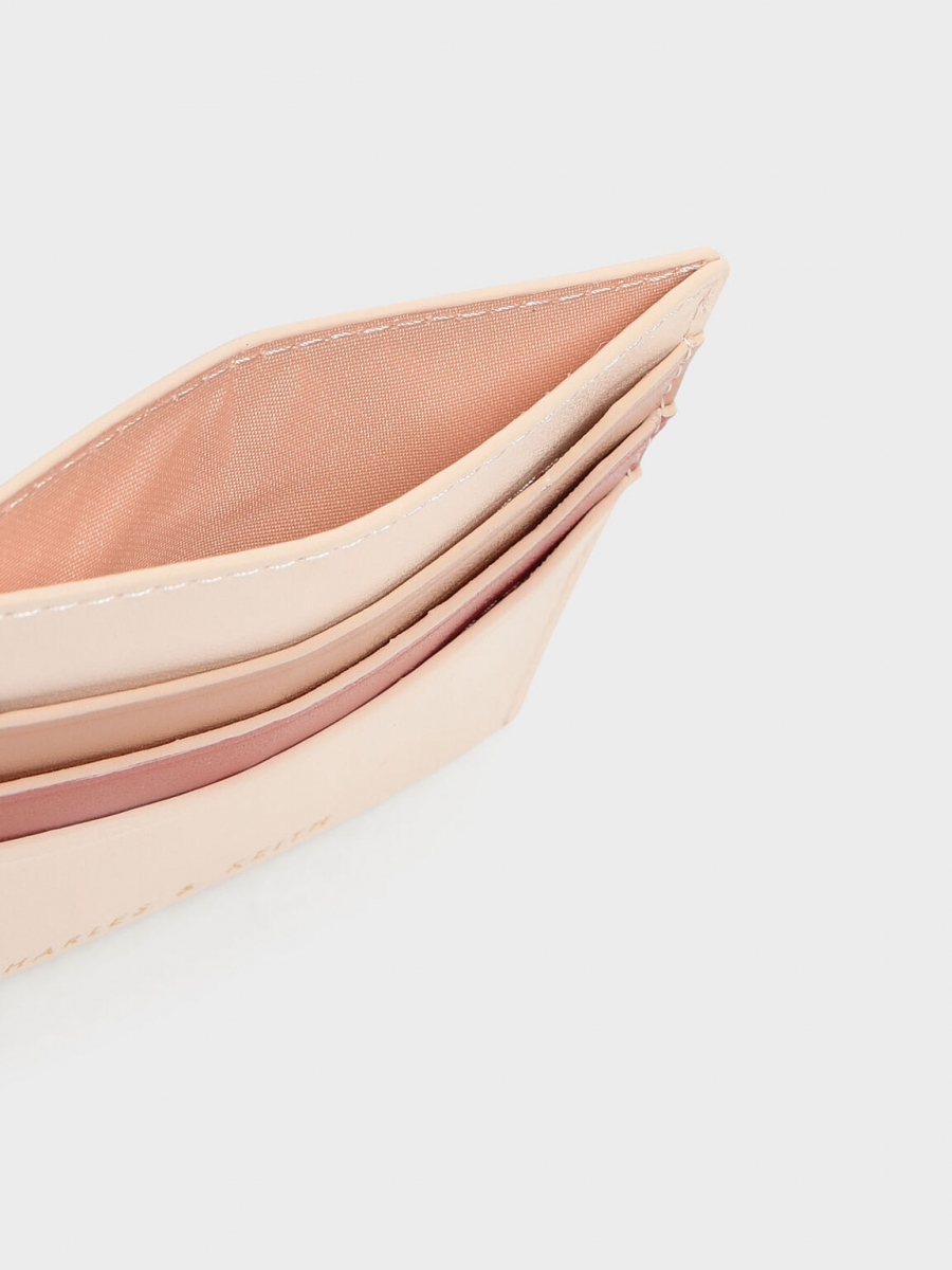 #Multicolour Card Holder - Light Pink