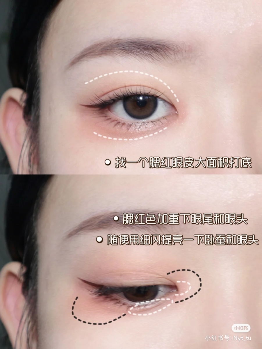 腮红隐藏用法 #6:腮红眼影