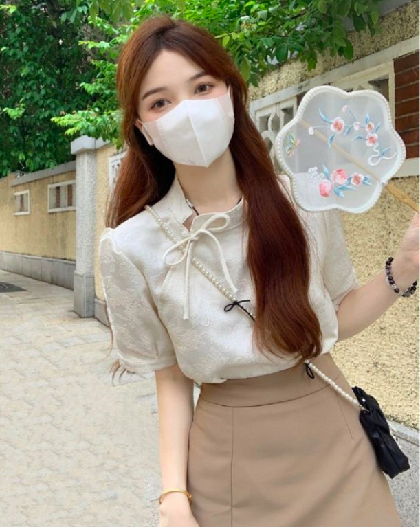 1、两件套中式旗袍