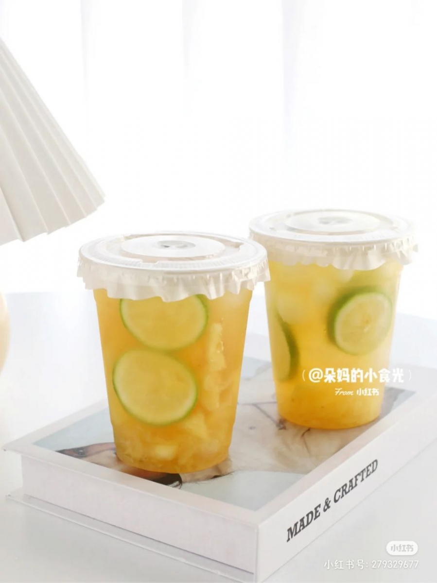 3、手打菠萝柠檬茶