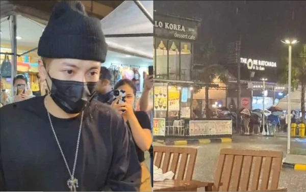 但人气爆棚、气质出众的他依旧引来不少粉丝围观。