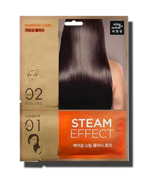 4、Mise En Scene Damage Care Steam Hair Mask Pack