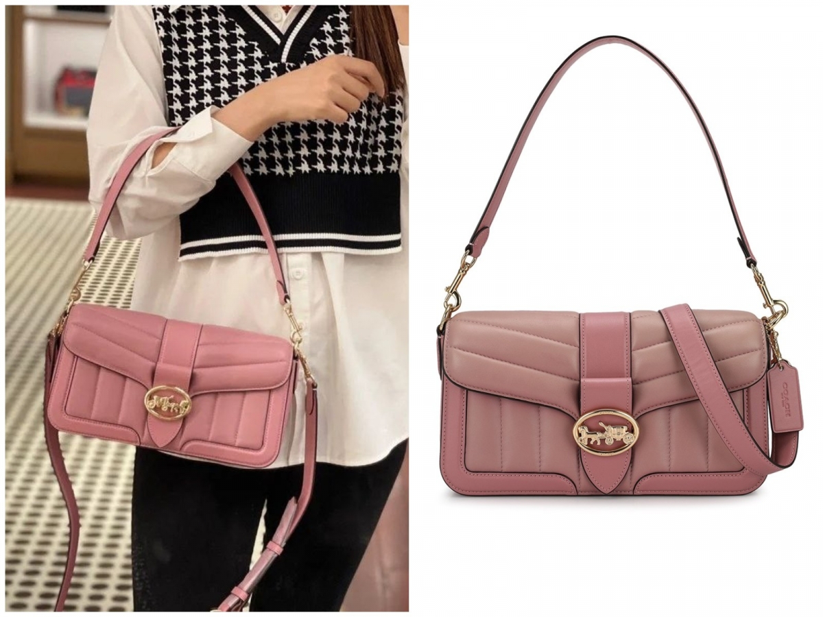 6、Coach Georgie Shoulder Bag
