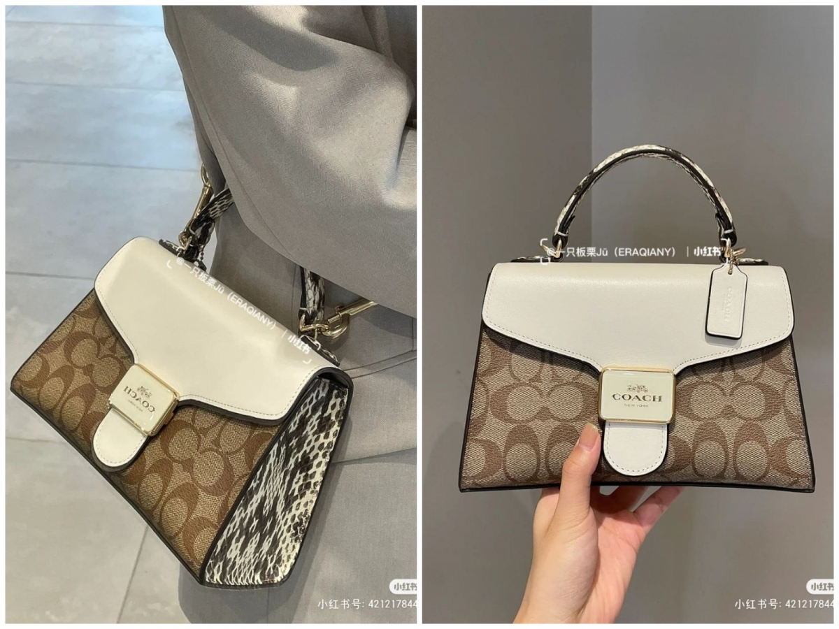 4、Coach Pepper Satchel Bag