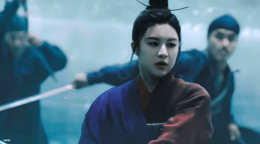 难怪「落寿」的武打戏份都难不倒她，真不愧为是「最美杀手」呢！