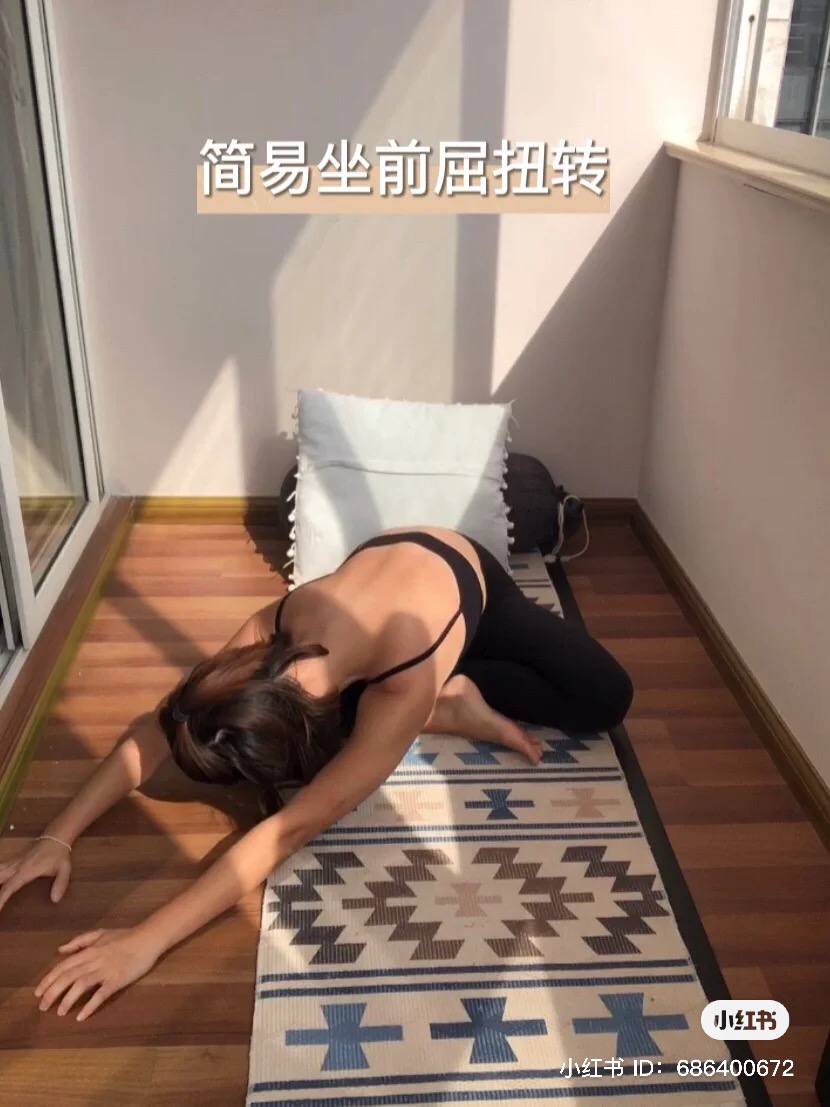 动作二:简易坐前屈