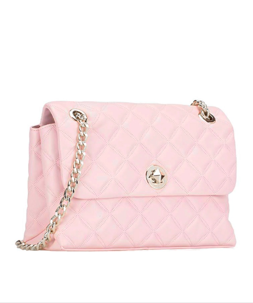 4、Kate Spade Natalia Medium Flap Shoulder Bag - Rose Smoke