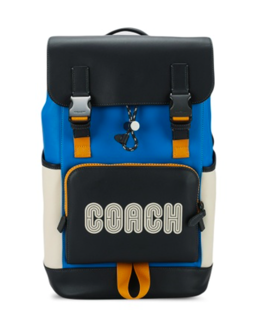 3、Coach Colorblock Track Backpack (nt)